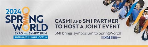 SMI, CASMI announce joint tradeshow in 2024 